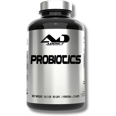 Probiotics (90 Gélules) - Addict Sport Nutrition - Publicité Probiotics (90 Gélules) - Addict Sport Nutrition - Publicité