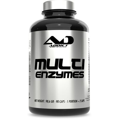 Multi Enzymes (90 Gélules) - Addict Sport Nutrition - Publicité Multi Enzymes (90 Gélules) - Addict Sport Nutrition - Publicité