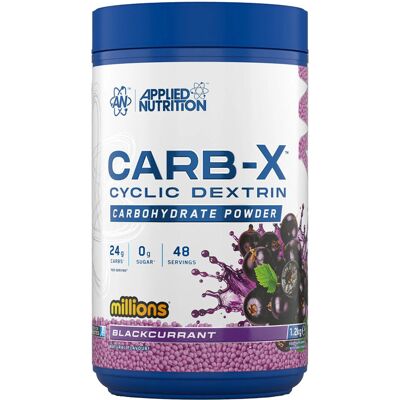 Carb-x (1,2kg) - Millions Blackcurrant - Applied Nutrition - 2 Kg - Publicité Carb-x (1,2kg) - Millions Blackcurrant - Applied Nutrition - 2 Kg - Publicité
