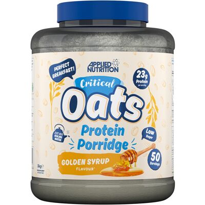 Porridge Protéiné Critical Avoine, Sirop d'Or - 3kg Applied Nutrition - Publicité Porridge Protéiné Critical Avoine, Sirop d'Or - 3kg Applied Nutrition - Publicité