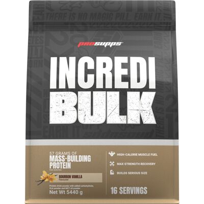 Incredibulk (5,44kg) - Bourbon Vanilla - Prosupps - Item - Publicité Incredibulk (5,44kg) - Bourbon Vanilla - Prosupps - Item - Publicité