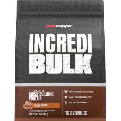 Incredibulk (5,44kg) - Salted Caramel - Prosupps - Item - Publicité Incredibulk (5,44kg) - Salted Caramel - Prosupps - Item - Publicité
