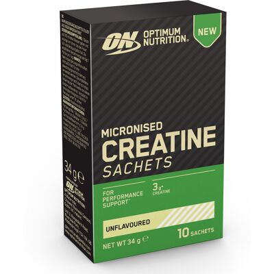 Micronised Creatine Sachets (10 Sachets) - Saveur Neutre - Optimum Nutrition - Item - Publicité Micronised Creatine Sachets (10 Sachets) - Saveur Neutre - Optimum Nutrition - Item - Publicité