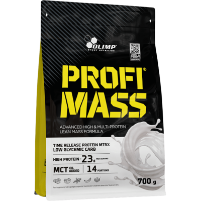 Profi Mass (700 G) - Vanilla - Olimp Sport Nutrition - Publicité Profi Mass (700 G) - Vanilla - Olimp Sport Nutrition - Publicité