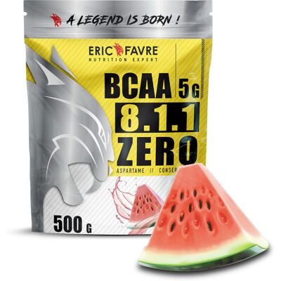 Bcaa 8.1.1 Zero Vegan (500 G) - Pastèque - Eric Favre - Publicité Bcaa 8.1.1 Zero Vegan (500 G) - Pastèque - Eric Favre - Publicité