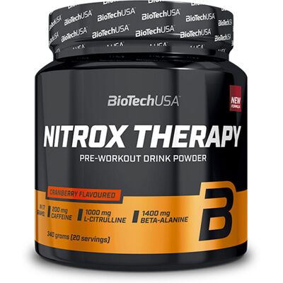 Nitrox Therapy (340g) - Cranberry - Biotech Usa - 340 G - Publicité Nitrox Therapy (340g) - Cranberry - Biotech Usa - 340 G - Publicité