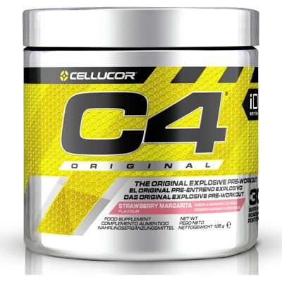 Cellucor C4 Original - Margarita Fraise - Pré-entraînement - Publicité Cellucor C4 Original - Margarita Fraise - Pré-entraînement - Publicité