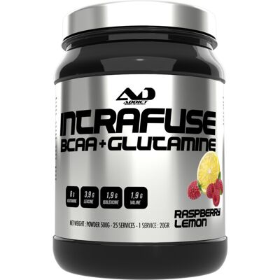 Intrafuse (500 G) - Framboise - Citron - Addict Sport Nutrition - Publicité Intrafuse (500 G) - Framboise - Citron - Addict Sport Nutrition - Publicité