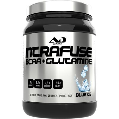 Intrafuse (500 G) - Blue Ice - Addict Sport Nutrition - Publicité Intrafuse (500 G) - Blue Ice - Addict Sport Nutrition - Publicité