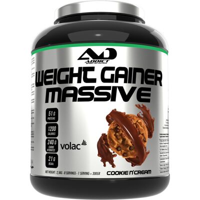 Addict Sport Nutrition - Massive Mega Dose - 2,5kg - Gainer - Publicité Addict Sport Nutrition - Massive Mega Dose - 2,5kg - Gainer - Publicité