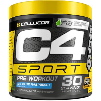 C4 Sport - Pot De 270 Gr - Icy Blue Raspberry - Cellucor - Publicité C4 Sport - Pot De 270 Gr - Icy Blue Raspberry - Cellucor - Publicité