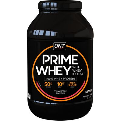QNT Prime Isolat de Whey 908g - Fraise - Poudre de Protéine - Publicité QNT Prime Isolat de Whey 908g - Fraise - Poudre de Protéine - Publicité