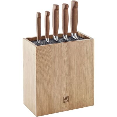 ZWILLING VIER STERNE 6-pcs, Bloc de couteaux, Brun - Publicité ZWILLING VIER STERNE 6-pcs, Bloc de couteaux, Brun - Publicité