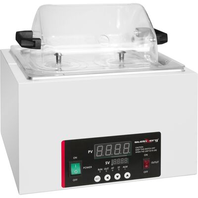 Steinberg Bain-marie de laboratoire - 5 à 99 °C - 13 l - LED SBS-TWB-300 - Publicité Steinberg Bain-marie de laboratoire - 5 à 99 °C - 13 l - LED SBS-TWB-300 - Publicité