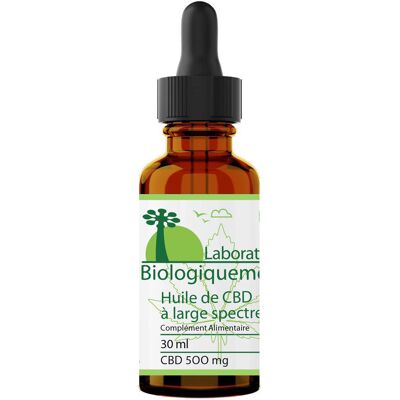 BAOMIX Huile de CBD bio à large spectre 500mg - Publicité BAOMIX Huile de CBD bio à large spectre 500mg - Publicité