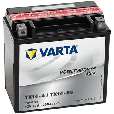 Batterie Moto AGM Varta - 12V 12Ah Puissante et Compacte - Publicité Batterie Moto AGM Varta - 12V 12Ah Puissante et Compacte - Publicité