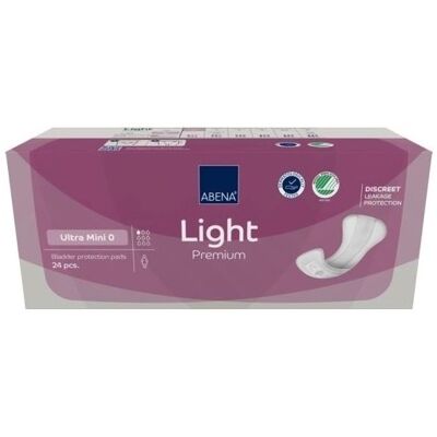 ABENA - Light Premium Protectores Pads Ultra Mini - Publicité ABENA - Light Premium Protectores Pads Ultra Mini - Publicité