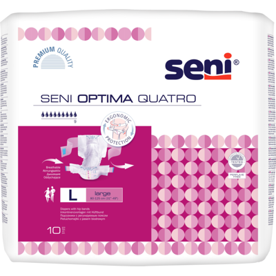 Seni Optima Quatro Large - Publicité Seni Optima Quatro Large - Publicité