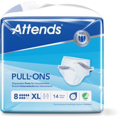 ATTENDS Pull-Ons 8 XL - Publicité ATTENDS Pull-Ons 8 XL - Publicité