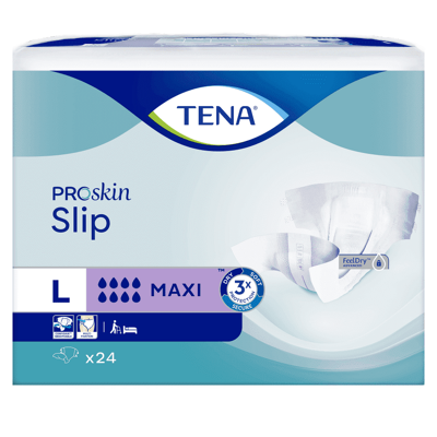 Tena Proskin Slip Maxi Large - Publicité Tena Proskin Slip Maxi Large - Publicité