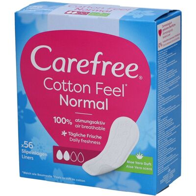 cm_main_brand_667 Carefree® Protège-slips Coton Feel Normal 56 pc(s) Serviette hygienique - Publicité cm_main_brand_667 Carefree® Protège-slips Coton Feel Normal 56 pc(s) Serviette hygienique - Publicité