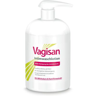 Vagisan Lotion Intime - Peau Sensible - 500ml - Publicité Vagisan Lotion Intime - Peau Sensible - 500ml - Publicité