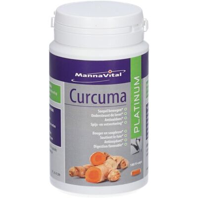 Mannavital Curcuma Platinum Duo Capsules - Complément Alimentaire - Publicité Mannavital Curcuma Platinum Duo Capsules - Complément Alimentaire - Publicité
