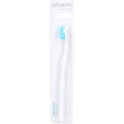 Blue M Essentials for Health Brosse à Dents Ultra Douce - Brosse à Dents - Publicité Blue M Essentials for Health Brosse à Dents Ultra Douce - Brosse à Dents - Publicité