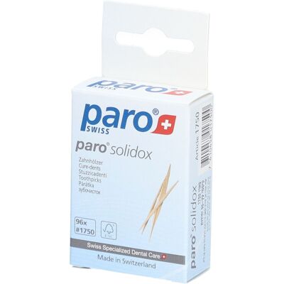 Cure-dents en bois Solidox Double Pointe - 96 pcs - Nettoyage interdentaire - Publicité Cure-dents en bois Solidox Double Pointe - 96 pcs - Nettoyage interdentaire - Publicité