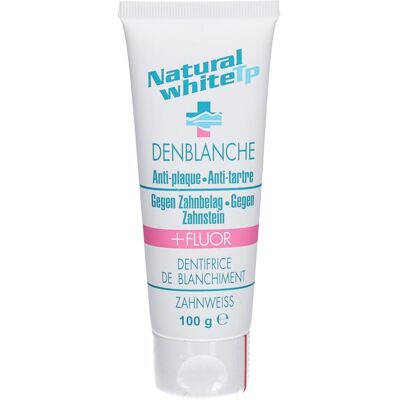 Natural White TP Natural White® dentifrice blanchissant au fluor et à l'extrait d'anis 100 ml Dentifrice - Publicité Natural White TP Natural White® dentifrice blanchissant au fluor et à l'extrait d'anis 100 ml Dentifrice - Publicité