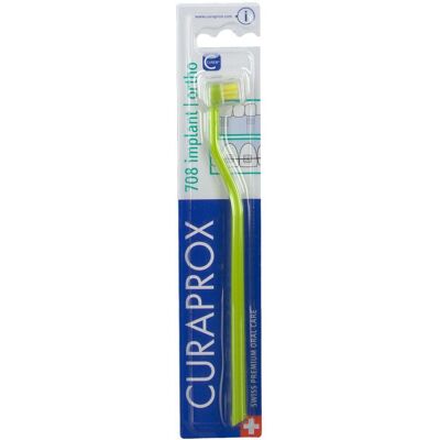 Brosse à dents flexible Curaprox CS 708 - Implants et Orthodontie - Publicité Brosse à dents flexible Curaprox CS 708 - Implants et Orthodontie - Publicité