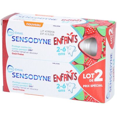 Sensodyne - Pro-Email - Âge 2-6 ans - Enfant - Dentifrice - Publicité Sensodyne - Pro-Email - Âge 2-6 ans - Enfant - Dentifrice - Publicité