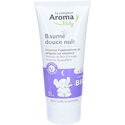 Le Comptoir Aroma Baby Baume Douce Nuit Bio - Baume pour bébé - Sommeil - Publicité Le Comptoir Aroma Baby Baume Douce Nuit Bio - Baume pour bébé - Sommeil - Publicité