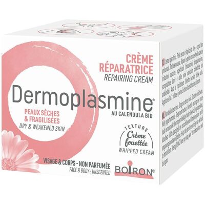 Crème Dermoplasmine Boiron - Réparatrice au calendula pour peau sèche - 20g - Publicité Crème Dermoplasmine Boiron - Réparatrice au calendula pour peau sèche - 20g - Publicité