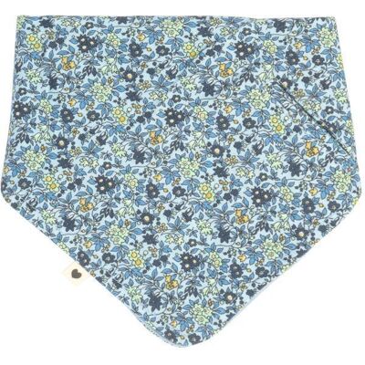 Bibs Linge en Coton Biologique Baby Blue - Style Liberty - Publicité Bibs Linge en Coton Biologique Baby Blue - Style Liberty - Publicité