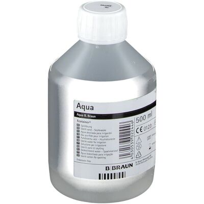 Ecotainer® B. Braun Aqua 500 ml Solution(S) - Publicité Ecotainer® B. Braun Aqua 500 ml Solution(S) - Publicité
