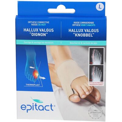 Epitact® Orthèse Corrective Rigide de Nuit Hallux Valgus « Oignon » Large 1 pc(s) Bandage(S) - Publicité Epitact® Orthèse Corrective Rigide de Nuit Hallux Valgus « Oignon » Large 1 pc(s) Bandage(S) - Publicité