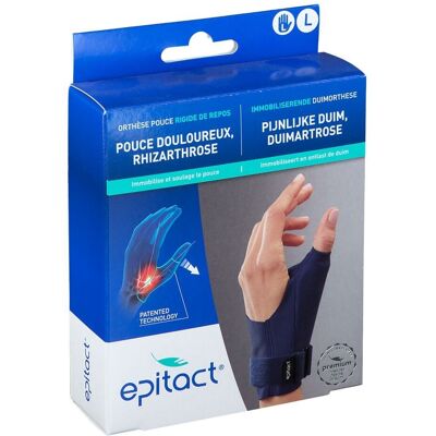 EPITACT Orthèse Pouce Rigide de Repos Gauche L 1 pc(s) Bandage(S) - Publicité EPITACT Orthèse Pouce Rigide de Repos Gauche L 1 pc(s) Bandage(S) - Publicité