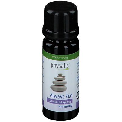 Physalis® Synergie Always Zen Bio 10 ml Rouleau - Publicité Physalis® Synergie Always Zen Bio 10 ml Rouleau - Publicité