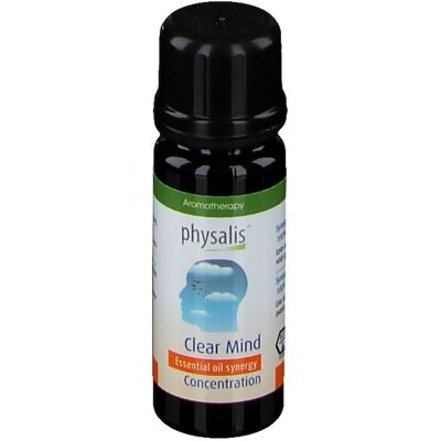 physalis® Synergy Clear Mind Concentration Huile essentielle Bio 10 ml Solution(S) - Publicité physalis® Synergy Clear Mind Concentration Huile essentielle Bio 10 ml Solution(S) - Publicité
