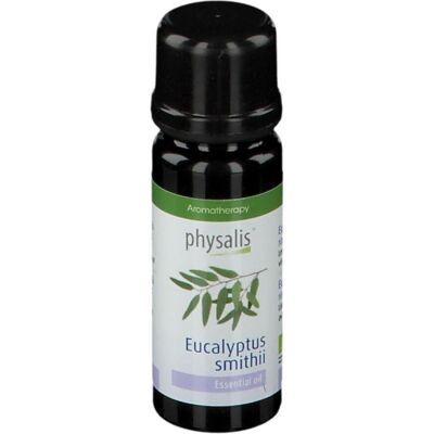 Physalis® Eucalyptus Smithii Huile Essentielle Bio 10 ml Huile - Publicité Physalis® Eucalyptus Smithii Huile Essentielle Bio 10 ml Huile - Publicité