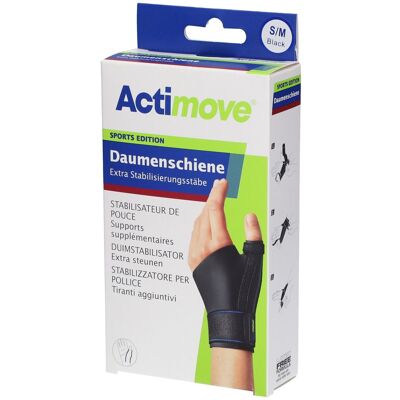 Actimove Sport Stabilizer Pouce Small - Medium 1 pc(s) Bandage(S) - Publicité Actimove Sport Stabilizer Pouce Small - Medium 1 pc(s) Bandage(S) - Publicité