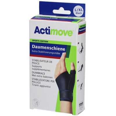 Actimove® SPORTS EDITION Attelle de pouce 1 pc(s) Bandage(S) - Publicité Actimove® SPORTS EDITION Attelle de pouce 1 pc(s) Bandage(S) - Publicité