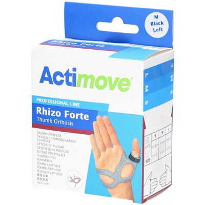 Actimove Rhizo Forte Gauche M Noir 1 pc(s) Serviette hygienique - Publicité Actimove Rhizo Forte Gauche M Noir 1 pc(s) Serviette hygienique - Publicité