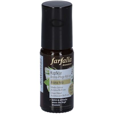 Farfalla AromaCare Roll-on Tête Claire à la Menthe Bio 10 ml Roll-On - Publicité Farfalla AromaCare Roll-on Tête Claire à la Menthe Bio 10 ml Roll-On - Publicité