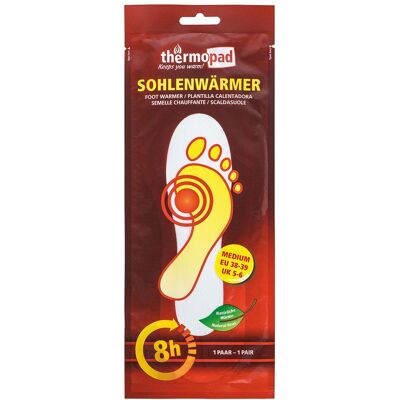 Thermopad Chauffe-pieds auto-adhésifs - Taille M - 10 pièces - Publicité Thermopad Chauffe-pieds auto-adhésifs - Taille M - 10 pièces - Publicité