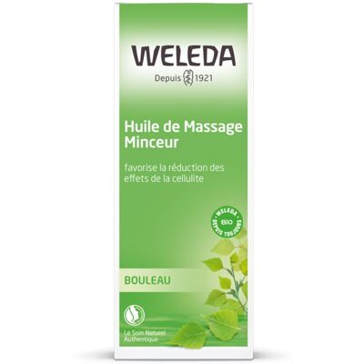 Huile de massage minceur de bouleau Weleda - Réduit la cellulite - Publicité Huile de massage minceur de bouleau Weleda - Réduit la cellulite - Publicité