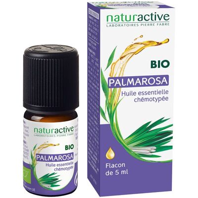naturactive Palmarosa Huile essentielle BIO 5 ml Huile - Publicité naturactive Palmarosa Huile essentielle BIO 5 ml Huile - Publicité