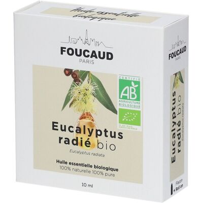 FOUCAUD Huile Essentielle Eucalyptus radié bio 10 ml Huile Pour La Peau - Publicité FOUCAUD Huile Essentielle Eucalyptus radié bio 10 ml Huile Pour La Peau - Publicité