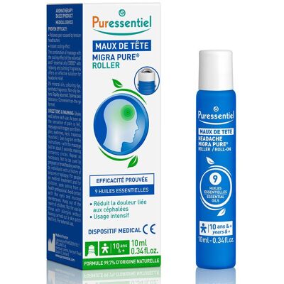 Puressentiel Migrastick Roll-On 10 ml Rouleau - Publicité Puressentiel Migrastick Roll-On 10 ml Rouleau - Publicité